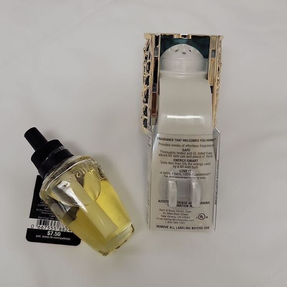 New Bath & Body Works Halloween Gemstone Spider Web Nightlight Plug In w Refill - Picture 4 of 6